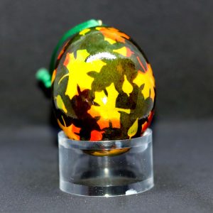 Glossy finished autumn egg