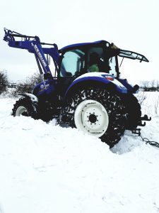 Tractor stuck