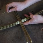 Crossed sticks
