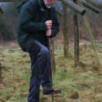 make a hole with the willow tool
