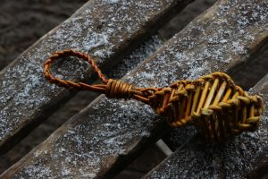 Willow whatsit with plaited loop