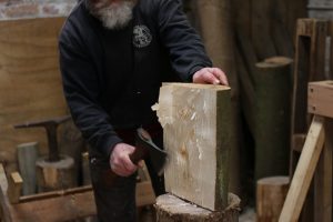 Shape with the axe