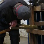 Using the cleaving brake