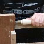 Ferrule fitting onto turned handle